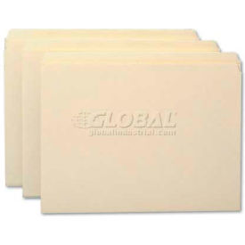 File Folders, Straight Cut, Reinforced Top Tab, Letter Size, Manila Color, 100/Box
