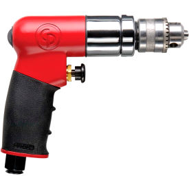 Reversible Pistol Grip Air Drill, Standard Keyed, 1/4" Chuck, 2700 RPM