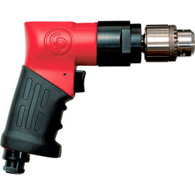 Reversible Pistol Grip Air Drill, 3/8" Chuck, 2000 RPM