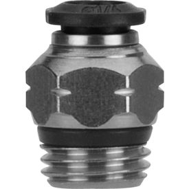 Straight Male, 6MM Tube x 3/8" Swift-Fit Univ. Thread