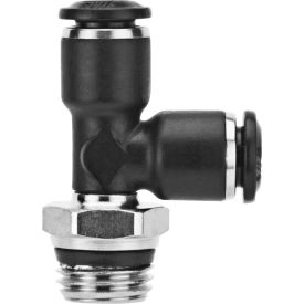 Swivel Run Tee, 14mm Tube x 1/2" Swift-Fit Univ. Thread, Composite Body