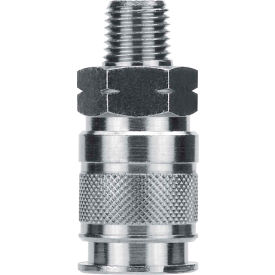 Multi-Socket Universal Coupler, 3/8" x 3/8" Male NPTF
