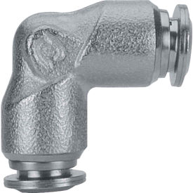 Union Elbow, 5/32"Tube, Metallic Collet