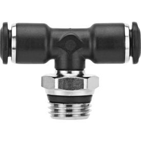 Swivel Branch Tee, 4mm Tube x M5 Thread, Composite Body