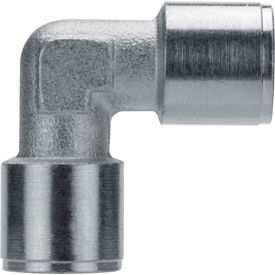 Elbow, 1/8" Male NPTF x 1/8" Female NPTF, Nickel Plated Brass