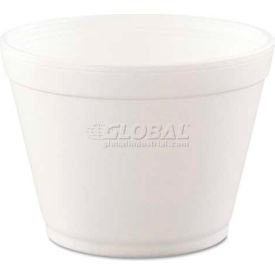Bowl Container, 16 oz., Foam, White, 500/Carton
