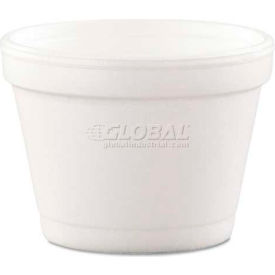 Bowl Container, 4 oz., Foam, White, 1000/Carton