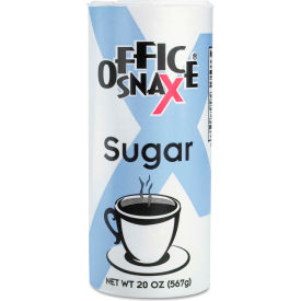 Reclosable Canister of Sugar, 20-oz, 24 per Carton