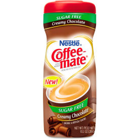 Non-Dairy Sugar Free Powdered Creamer, Creamy Chocolate, 10.2 oz.