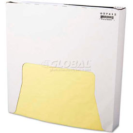 Grease-Resistant Wrap/Liner, 12 x 12, Yellow