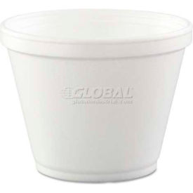 Food Container, 12 oz., Foam, White, 500/Carton