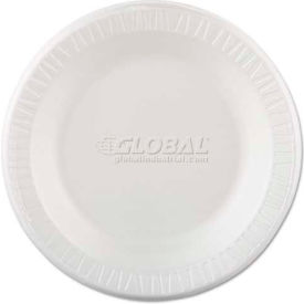 Laminated Foam Plates, 10 1/4" Diameter, White Color, 500 Plates/Carton