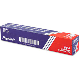 Heavy Duty Aluminum Foil Roll, 18" x 500 Ft., Silver