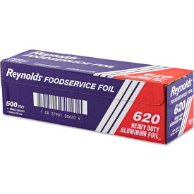 Heavy Duty Aluminum Foil Roll, 12" x 500 Ft., Silver