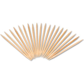 Round Wood Toothpicks, Natural, Plain, 19200/Carton