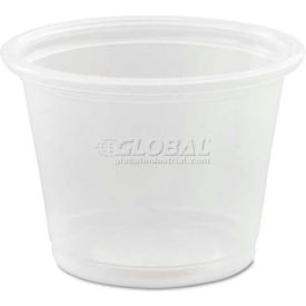 Conex Polypropylene Portion Container, Translucent, 1 Oz., 125/Bag; 20/Bags Carton