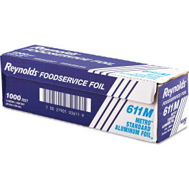 Metro Aluminum Foil Roll, Lighter Gauge Standard, 12" x 1000 Ft., Silver
