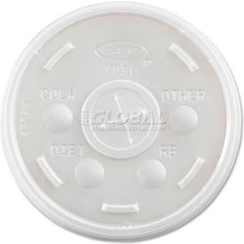 Plastic Cold Cup Lids, Fits 10 Oz. Cups, Translucent