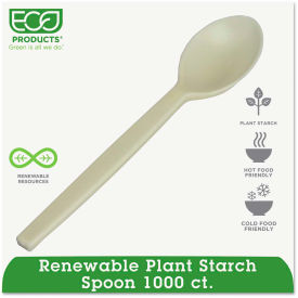 Teaspoon, Plantstarch (PSM), Cream, 1000/Carton