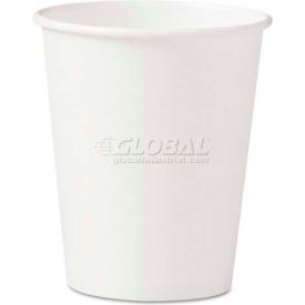 Polycoated Hot Paper Cups, 10 oz, White