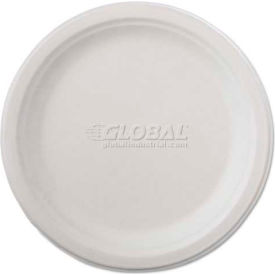 Classic Paper Plates, 9 3/4" Dia., White, 500/Carton