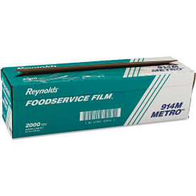 Metro Light-Duty PVC Film Roll w/Cutter Box, 18" x 2000 Ft., Clear
