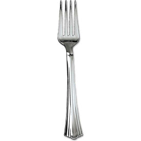 Reflections Design Forks, Plastic, Silver, 600/Carton