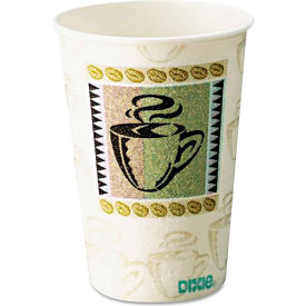 Paper Hot Cups, 10 oz., Coffee Dreams Design, 25/Pack