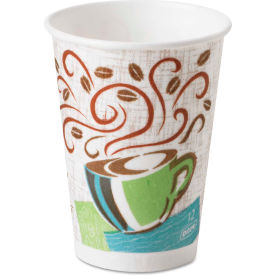 Hot Cups, Paper, 12 oz., Coffee Dreams Design, 50/Pack