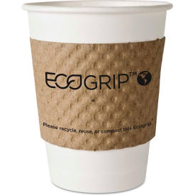 EcoGrip Recycled Content Hot Cup Sleeve, Kraft, 1300/Ctn