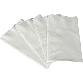 1/8-Fold Dinner Napkins, 17"W x 14 5/8"D, White, 3000/Carton