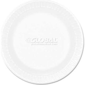 Foam Plate, 6" Dia., White, 1000/Carton