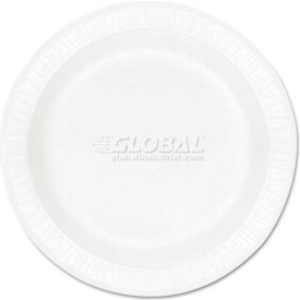 Foam Plate, 9" Diameter, White, 500 Plates per Carton