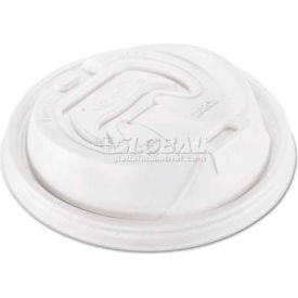 Optima Reclosable Lid, 12-24 oz Foam Cups, White, 100/Bag, 10 Bags/Carton