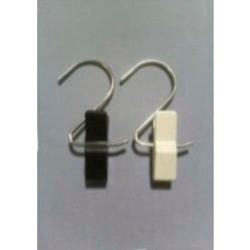 3" S Hook With 2" Clamp, Black