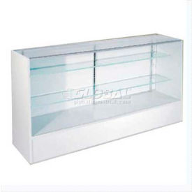 4' Full Vision Show Case, White