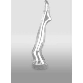 Transparent Mannequin, Leg, 27-1/2"H