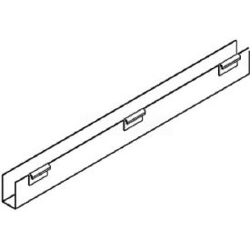 Acrylic Clear Book Shelf For Slatwall, 1/8" x 36" J-Rack Flat Bottom For Books