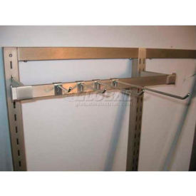 4" Hangrail Hook For Slotted Wall, Satin Nickel