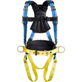 Blue Armor Construction Harness, Tongue Buckle Legs, XXL