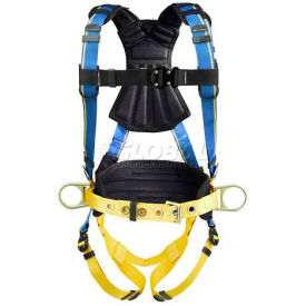 Blue Armor Construction Harness, Quick-Connect Buckle, XL