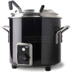 Retro Stock Pot Kettle Rethermalizer, 11 Quart, Black Finish