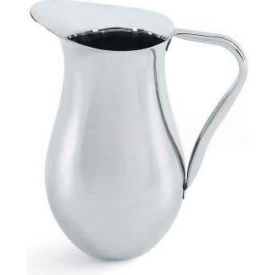 Double-Wall Water Pitcher, 2 Quart Capacity, Stainless Steel