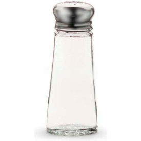 Traex Dripcut Salt & Pepper Shakers, Smooth Glass Jar, Stainless Steel Top