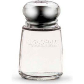 Traex Dripcut Traditional Salt & Pepper Shakers Glass Jar Stainless Steel Top