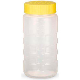 Traex Dripcut Dredges & Caps, Large, Clear Dredge with Yellow Lid