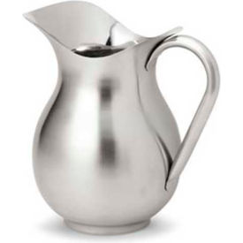 Stainless Steel Pitcher, 3 Quart Capacity, Brushed Satin