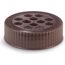 Traex Dripcut Dredges & Caps, Extra Large, Brown Lid