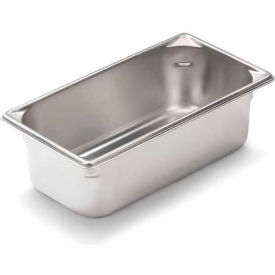 Stainless Steam Table Pan, 4" Depth, 1/3 Size