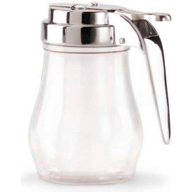 Syrup Server, Clear Polycarbonate, 7 Oz. Capacity, W/ Dripcut Top